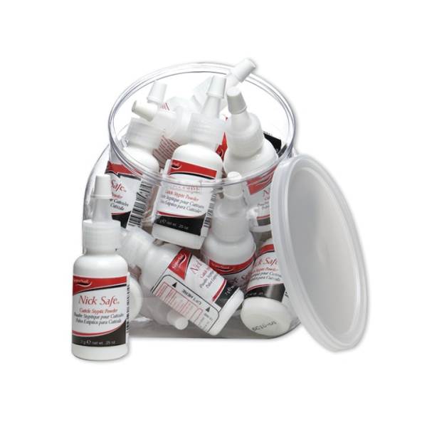SUPERNAIL Nick Safe Styptic Powder 12 pc Bucket Kanar Inc